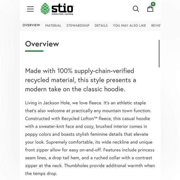 Stio women’s Sweetwater fleece hoodie pullover Amber Resin mustard NEW NWT L - Picture 13 of 16